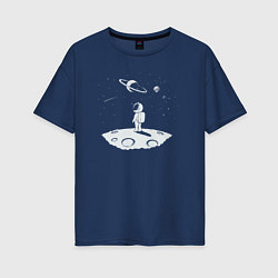 Женская футболка оверсайз Космический мечтатель