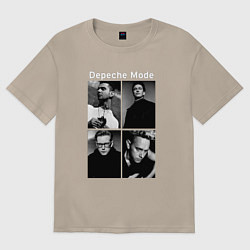 Футболка оверсайз женская Depeche Mode Violator 2, цвет: миндальный