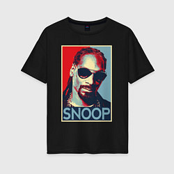 Женская футболка оверсайз Snoop