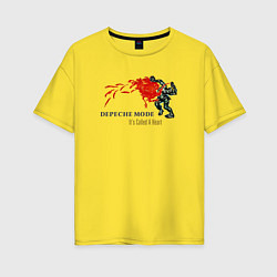 Женская футболка оверсайз Depeche Mode - Its Called A Heart