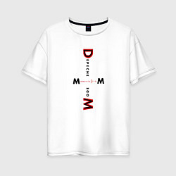 Женская футболка оверсайз Depeche Mode - Memento Mori Logo