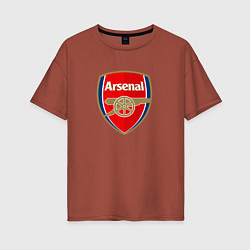 Женская футболка оверсайз Arsenal fc sport