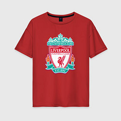 Женская футболка оверсайз Liverpool fc sport collection