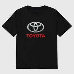 Женская футболка оверсайз Toyota sport auto brend