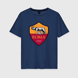 Футболка оверсайз женская Roma sport fc, цвет: тёмно-синий