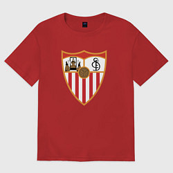 Футболка оверсайз женская Sevilla, цвет: красный