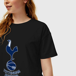 Футболка оверсайз женская Tottenham Hotspur fc sport, цвет: черный — фото 2