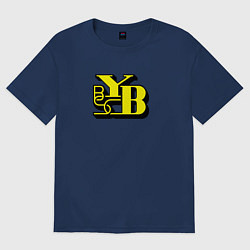 Футболка оверсайз женская Young Boys sport fc, цвет: тёмно-синий