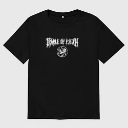 Женская футболка оверсайз Cradle of Filth: emblem