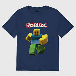 Женская футболка оверсайз Roblox бегущий персонаж