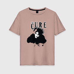 Женская футболка оверсайз The Cure - Robert Smith