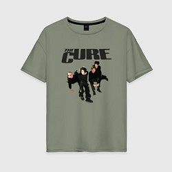 Футболка оверсайз женская The Cure - A Band from UK, цвет: авокадо