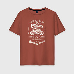 Женская футболка оверсайз Классика 1978
