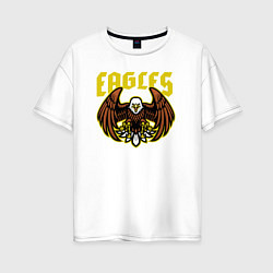 Женская футболка оверсайз Eagles
