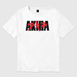 Футболка оверсайз женская Акира аниме из 1998, цвет: белый