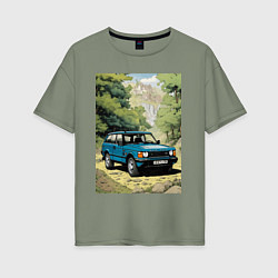 Женская футболка оверсайз Land Rover - Range Rover 1998