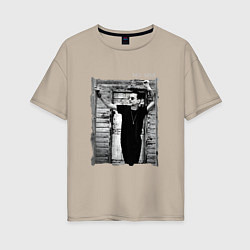 Женская футболка оверсайз Depeche Mode - Dave Gahan позирует