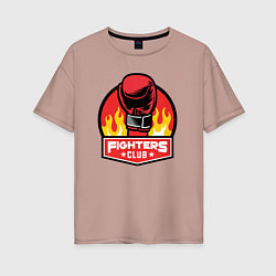 Женская футболка оверсайз Fighters club