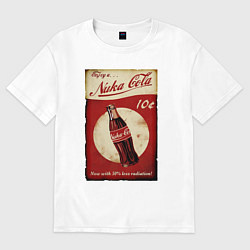 Футболка оверсайз женская Nuka cola price, цвет: белый
