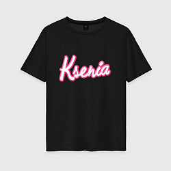 Женская футболка оверсайз Ксения в стиле Барби