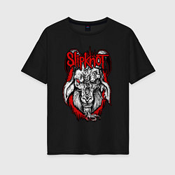 Женская футболка оверсайз Slipknot - rotten goat