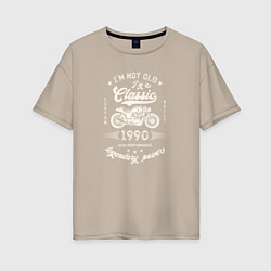 Женская футболка оверсайз Классика 1990