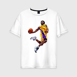 Женская футболка оверсайз Kobe Bryant dunk