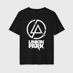 Женская футболка оверсайз Linkin Park - white