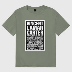 Футболка оверсайз женская Vince Carter, цвет: авокадо