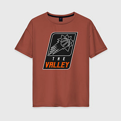 Женская футболка оверсайз The valley