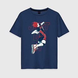 Женская футболка оверсайз Хината Шое - Волейбол