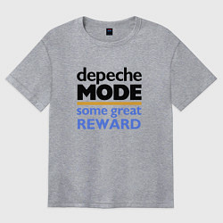 Футболка оверсайз женская Depeche Mode - Some Great Reward, цвет: меланж