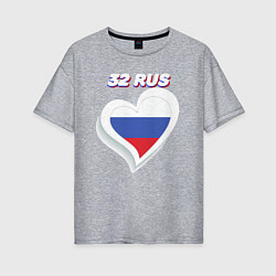 Женская футболка оверсайз 32 регион Брянская область