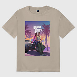 Женская футболка оверсайз GTA6