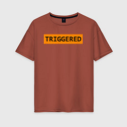 Женская футболка оверсайз Triggered