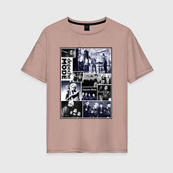 Женская футболка оверсайз Depeche Mode - Collage