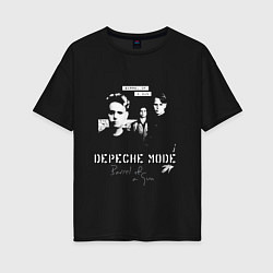 Женская футболка оверсайз Depeche Mode - Band barrel of a gun