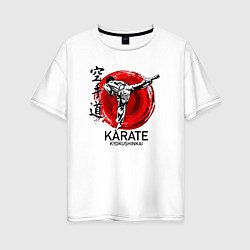 Женская футболка оверсайз Karate Kyokushinkai