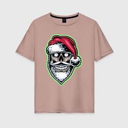 Женская футболка оверсайз Dead Santa