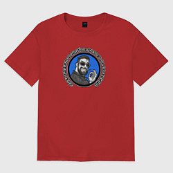 Женская футболка оверсайз Никогда не сдавайся, позорься до конца