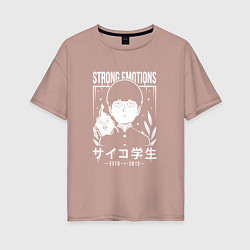Женская футболка оверсайз Шигео Кагеяма и Экубо