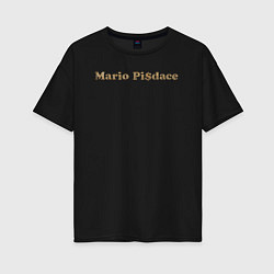 Женская футболка оверсайз Mario Pisdace