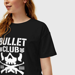 Футболка оверсайз женская Bullet Club, цвет: черный — фото 2