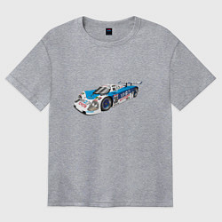 Футболка оверсайз женская Toyota Toms Le mans, цвет: меланж