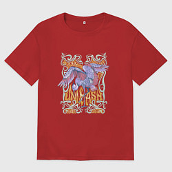 Футболка оверсайз женская Раскройте свою мечту, цвет: красный