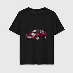 Женская футболка оверсайз Fiat Albea