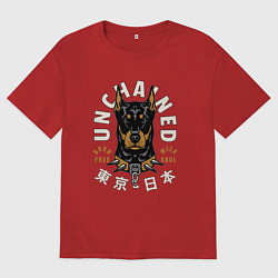 Футболка оверсайз женская Без оков, цвет: красный