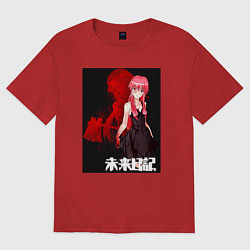 Женская футболка оверсайз Дневник будущего Юно