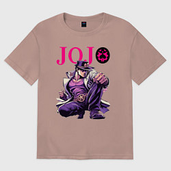 Женская футболка оверсайз Джотаро Куджо - нейросеть