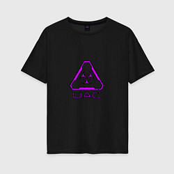 Женская футболка оверсайз UAC фиолетовый
